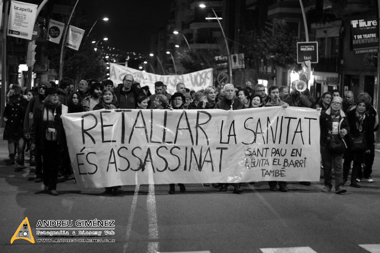 Retallar la sanitat és assassinat 20D