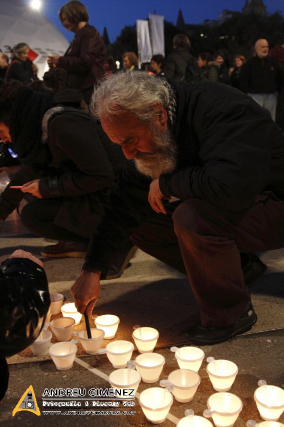 Espelmes que dibuixen un desig