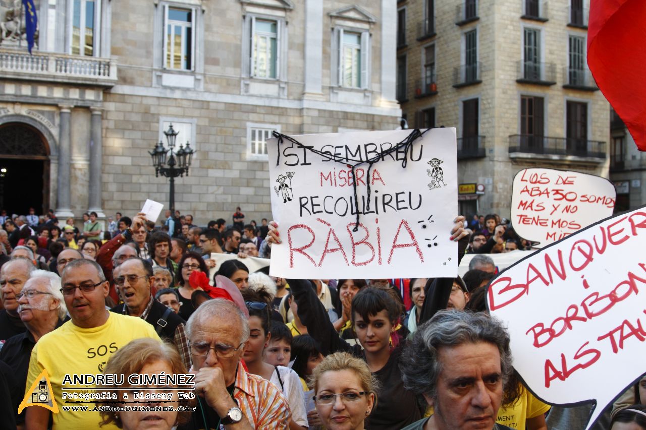Nou Barris cabrejada diu Prou!