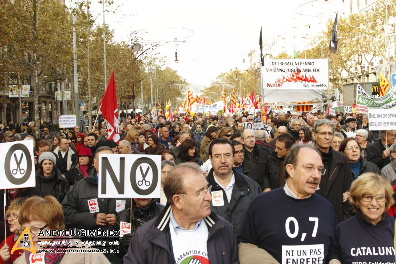 Aturem els pressupostos antisocials 24N