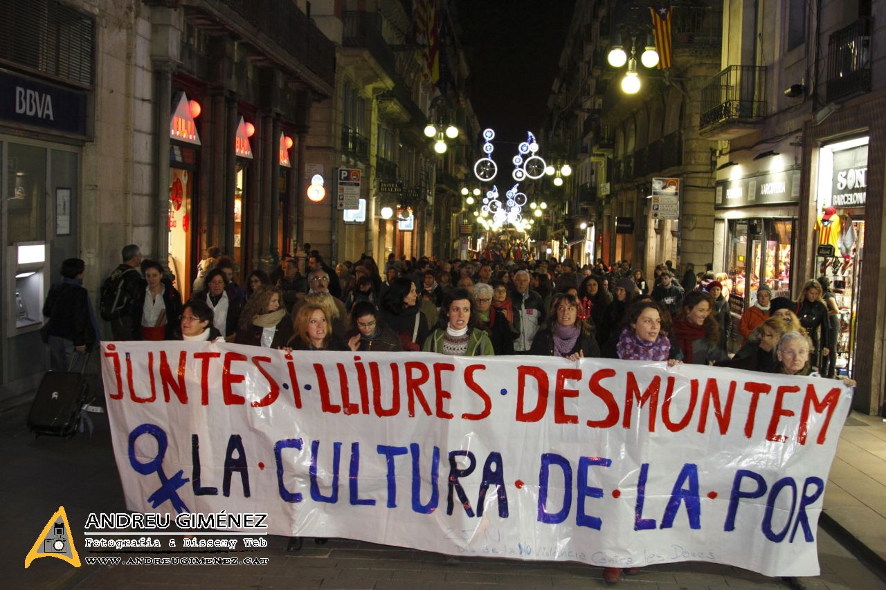 Manifestació contra la Violència de Gènere a Barcelona 25N