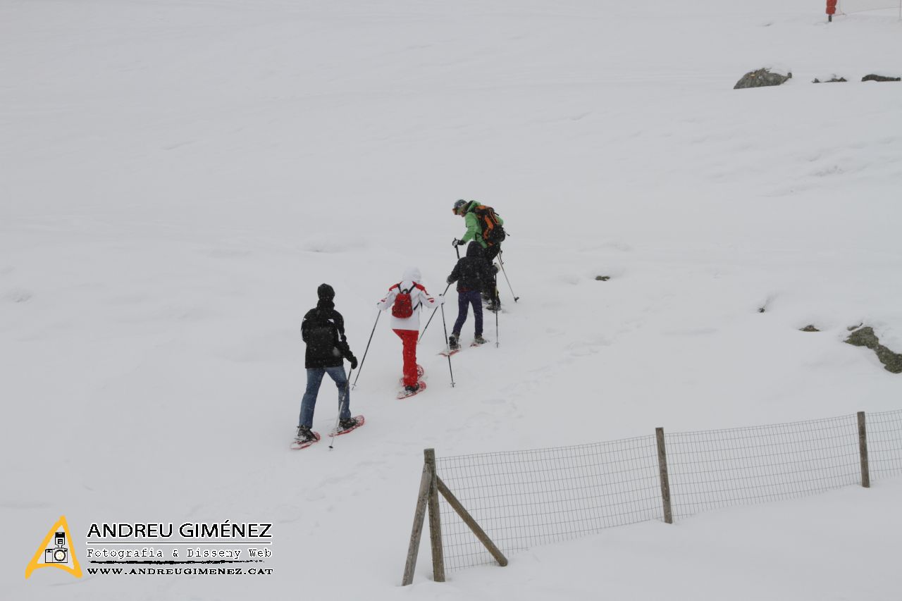 Nevada a la Vall de Núria