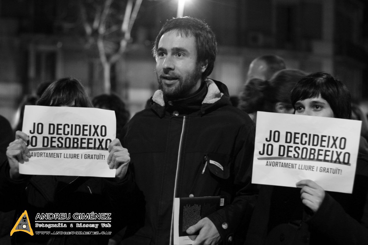 Jo decideixo jo desobeeixo Avortament lliure i gratuït 14F