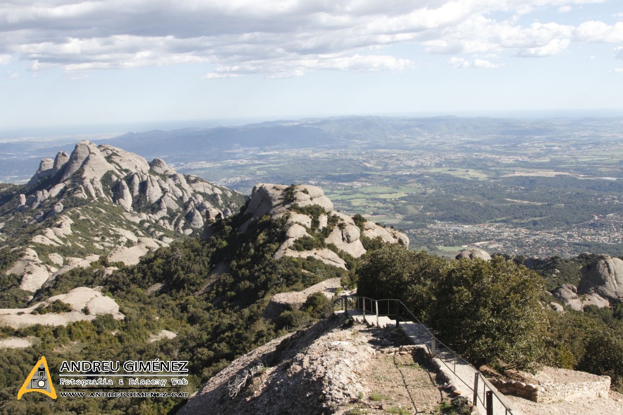 Ruta entre Monistrol i Sant Jeroni 1236m