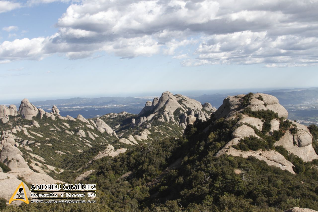 Ruta entre Monistrol i Sant Jeroni 1236m