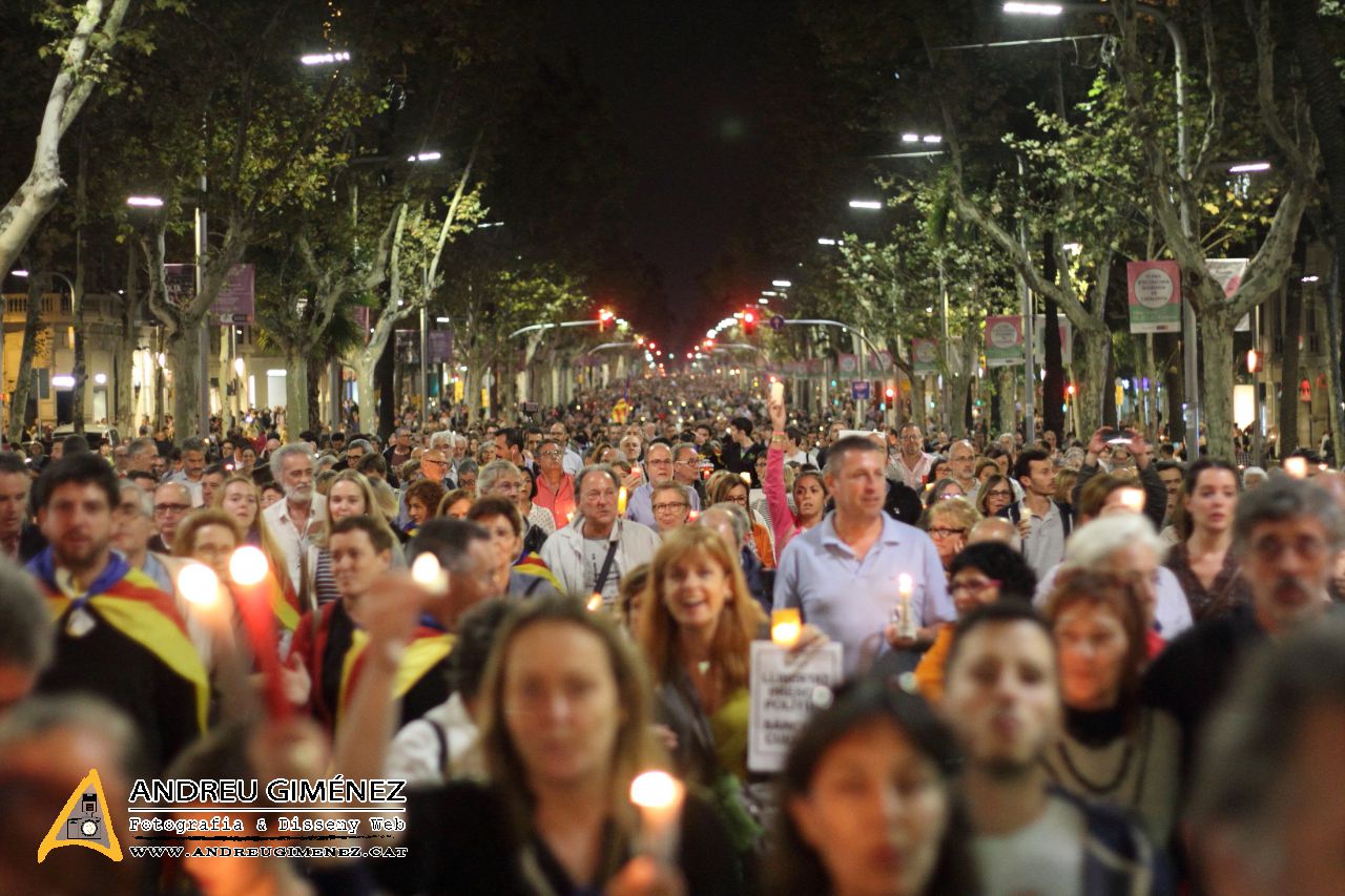 Espelmes per la llibertat dels Jordis