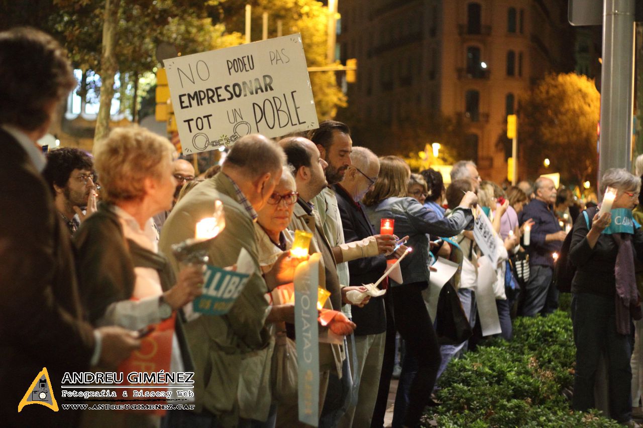 Espelmes per la llibertat dels Jordis