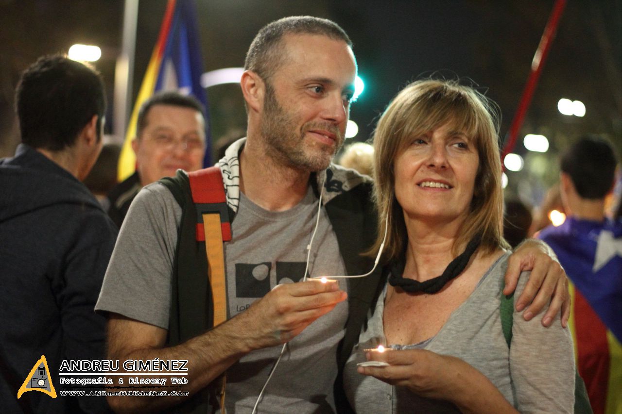 Espelmes per la llibertat dels Jordis