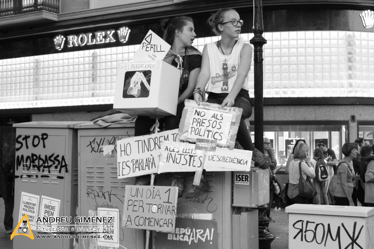 Llibertat Jordis i rebuig del 155