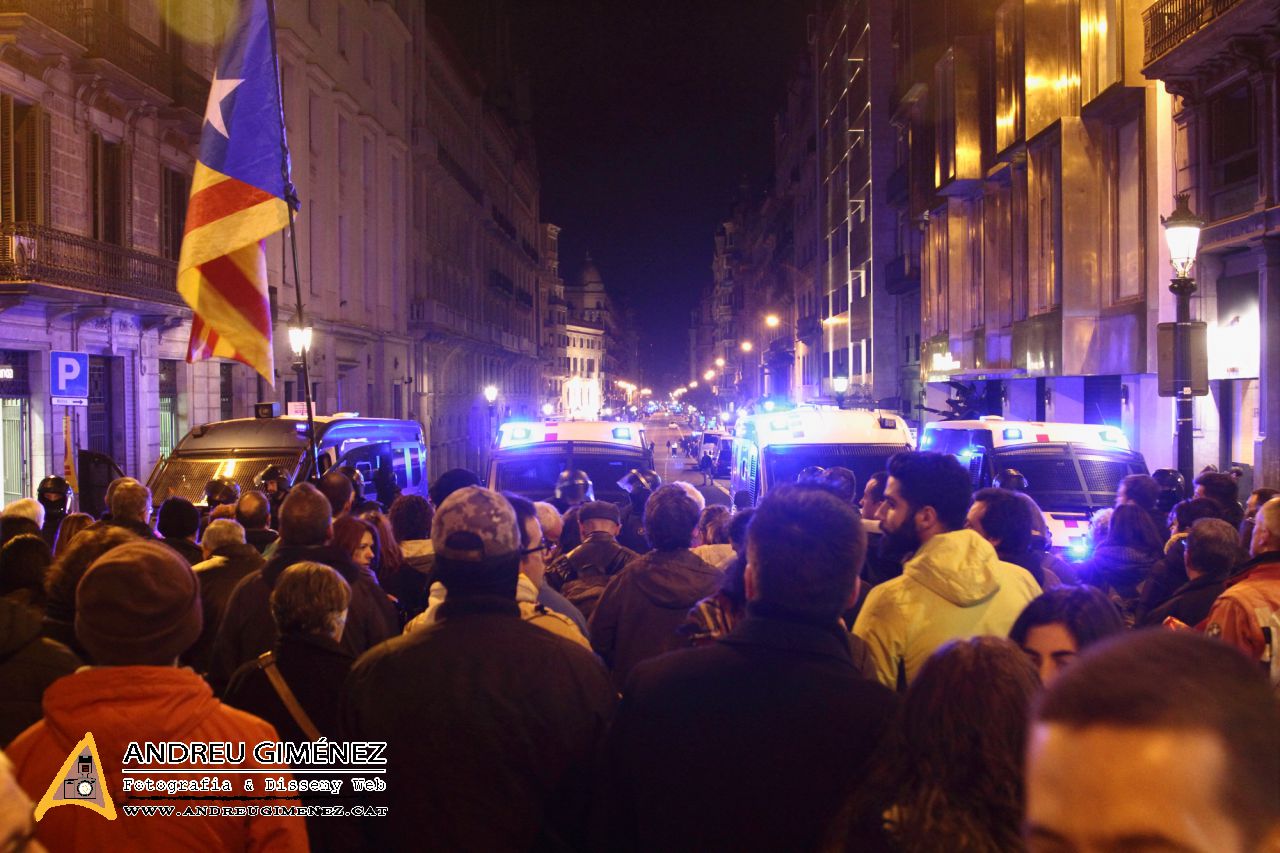 Protestes de rebuig a Felip VI 