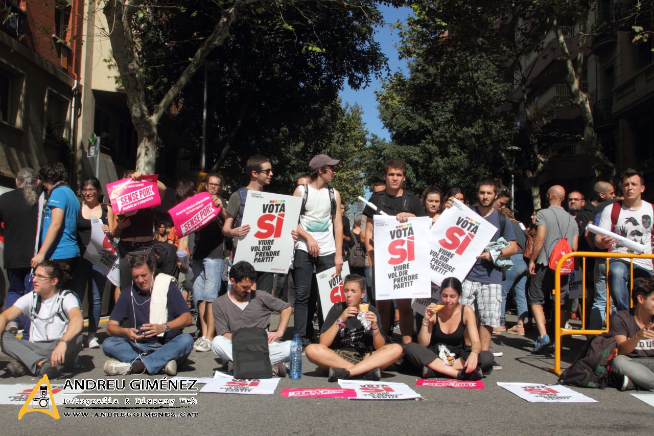 Protesta massiva contra les detencions 20S