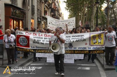 Nou Barris cabrejada diu Prou!