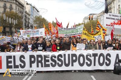 Aturem els pressupostos antisocials 24N