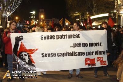 Manifestació contra la Violència de Gènere a Barcelona 25N