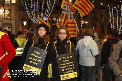 Manifestació contra la Violència de Gènere a Barcelona 25N