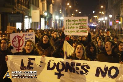 Protesta contra la nova Llei de l’avortament