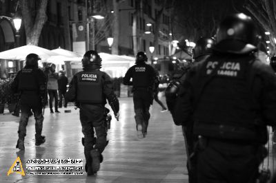 Manifestació a Barcelona en suport dels veïns de Gamonal