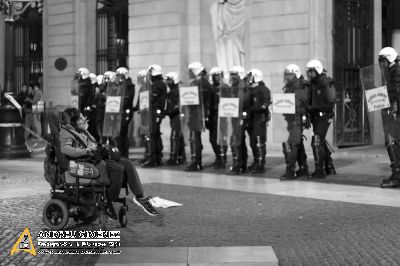 Manifestació a Barcelona en suport dels veïns de Gamonal