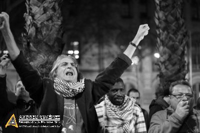 Manifestació a Barcelona en suport dels veïns de Gamonal