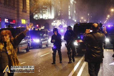 Manifestació a Barcelona en suport dels veïns de Gamonal