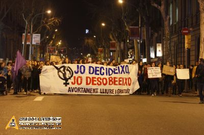 Jo decideixo jo desobeeixo Avortament lliure i gratuït 14F