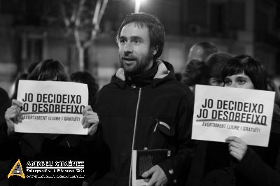 Jo decideixo jo desobeeixo Avortament lliure i gratuït 14F