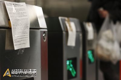 Protesta contra l’encariment del preu del transport públic 