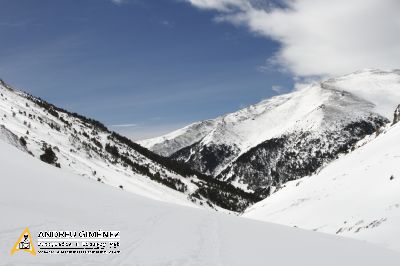 Un dia amb neu a la Vall de Núria