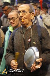 Protesta contra la pujada del preu del transport públic a Barcelona 15M