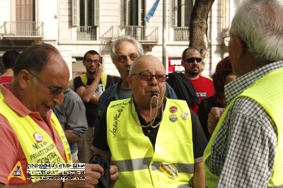 Protesta contra la pujada del preu del transport públic a Barcelona 10M