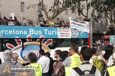 Protesta contra la pujada del preu del transport públic a Barcelona 10M