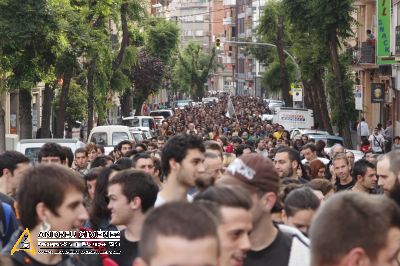 Protesta en suport a Can Vies i nit d’incidents a Barcelona 31M