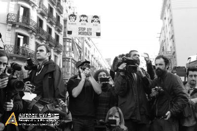 Protesta contra “la llei mordassa” a Barcelona