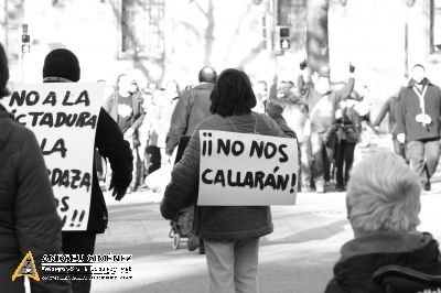 Protesta contra “la llei mordassa” a Barcelona