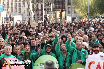 Protesta contra “la llei mordassa” a Barcelona