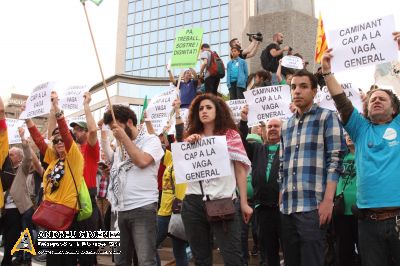 Manifestació anticapitalista del 1 de Maig a Barcelona